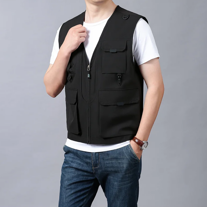 Women's Stylish Cargo Vest - Casual Layering Essential