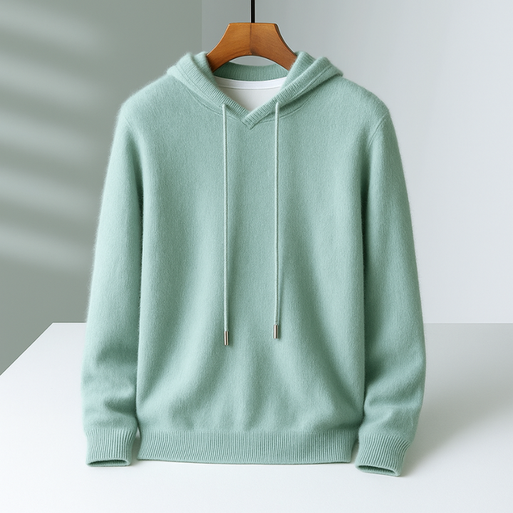 Men's Cashmere Hoodie – Soft Tailored Pullover Hood