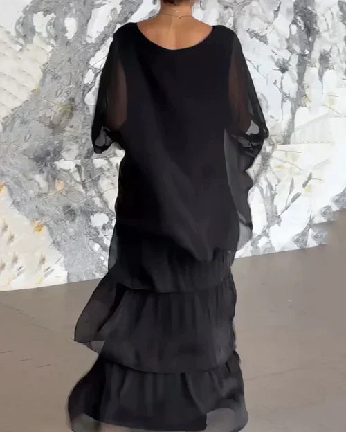 Women's Laura Flowing Long Maxi Dress - Elegant & Artful