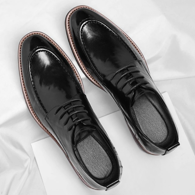 Men's Leather Derby Shoes – Smart Office & Formal Footwear