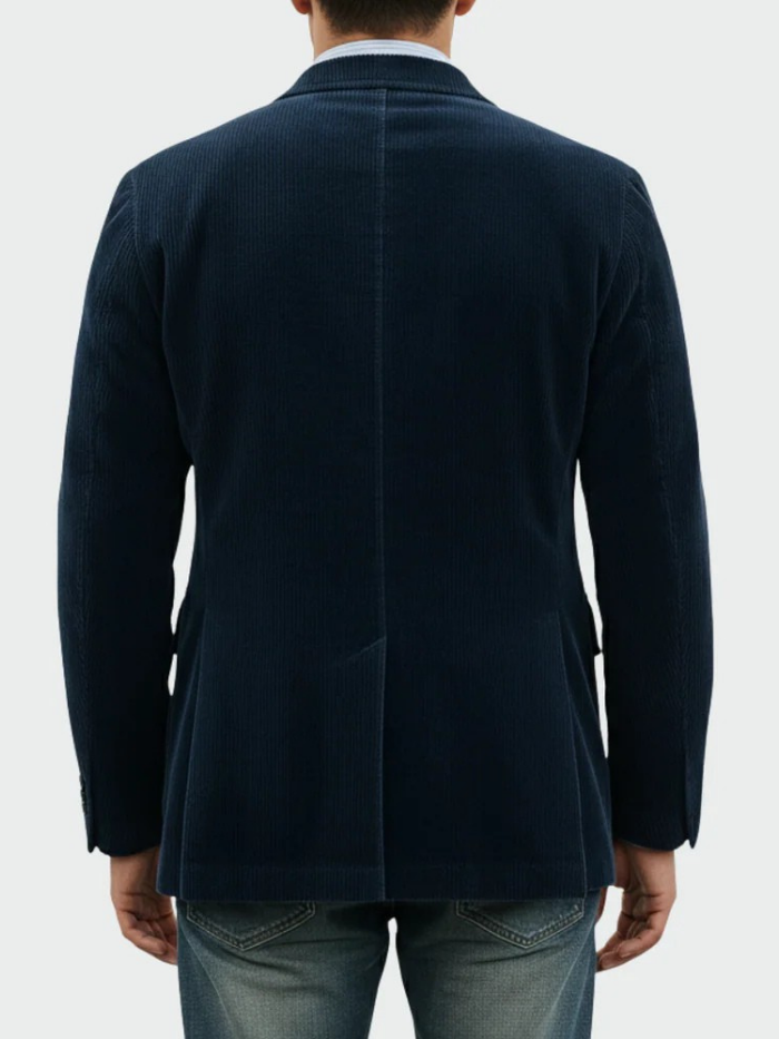 Men's Corduroy Blazer & Waistcoat Set – Two-Piece Tailored Co-ord