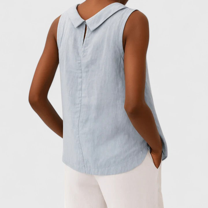 Women's Classic Ease Sleeveless Blouse - Effortless Layerable