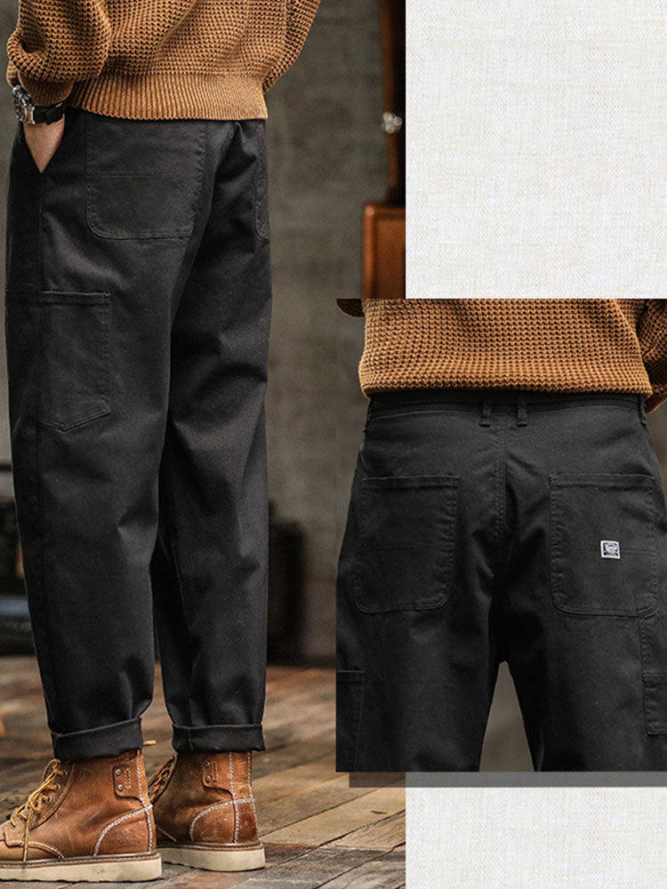 Men's Vintage-Inspired Cargo Pants - Everyday Utility