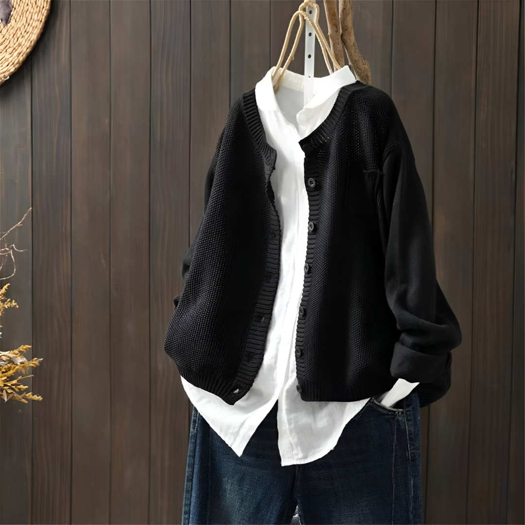 Women's Knit Casual Cardigan - Cozy Everyday Layering