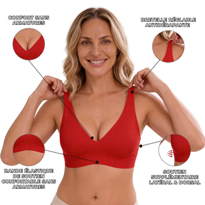 Women's Seamless Second-Skin Bra – Wireless Everyday Comfort