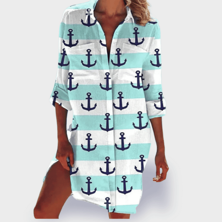 Women's Vibrant Floral Print Shirt - Perfect for Summer Days
