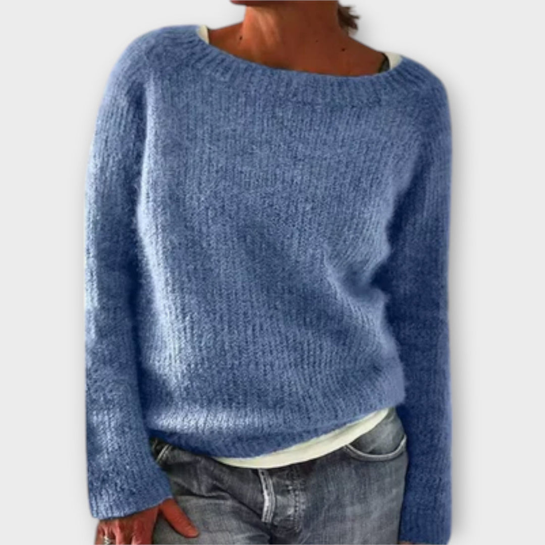 Women's Cozy Charm Knit Sweater - Relaxed Everyday Comfort