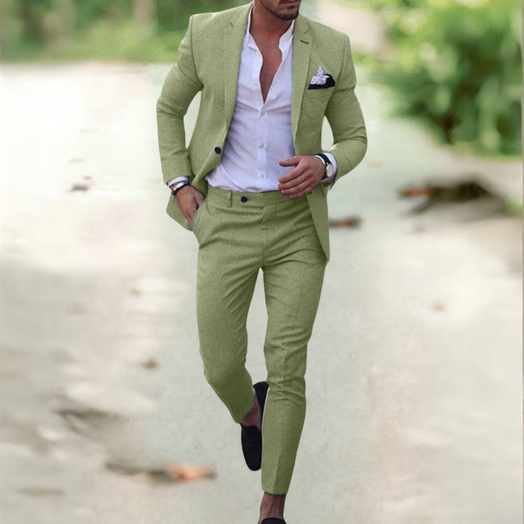 Men's Elegant Suit - Jacket and Trousers for Formal Events