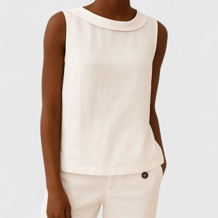 Women's Classic Ease Sleeveless Blouse - Effortless Layerable