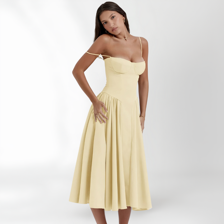 Women's Maren Sleeveless Corset Dress - Elegant & Sophisticated