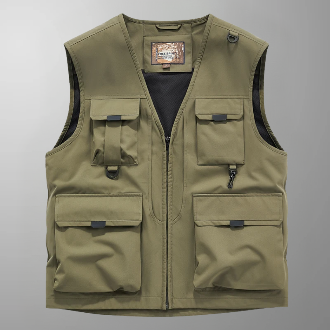 Women's Stylish Cargo Vest - Casual Layering Essential