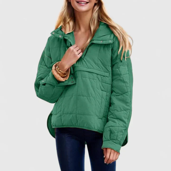 Women's Cora Cozy Quilted Puffer Jacket - Lightweight Warmth