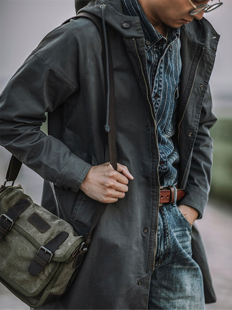 Men's Heavyweight Cotton Fishtail Parka - Vintage Military Inspired