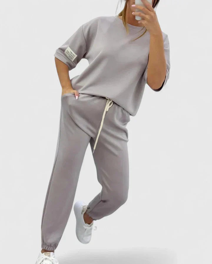 Women's Stacy Comfortable Two-Piece Set - Versatile Casual Outfit
