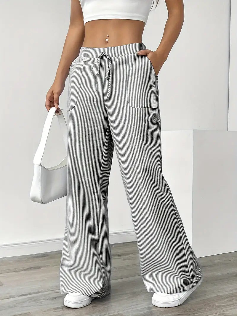 Women's Drawstring Pants - Effortless Everyday Style