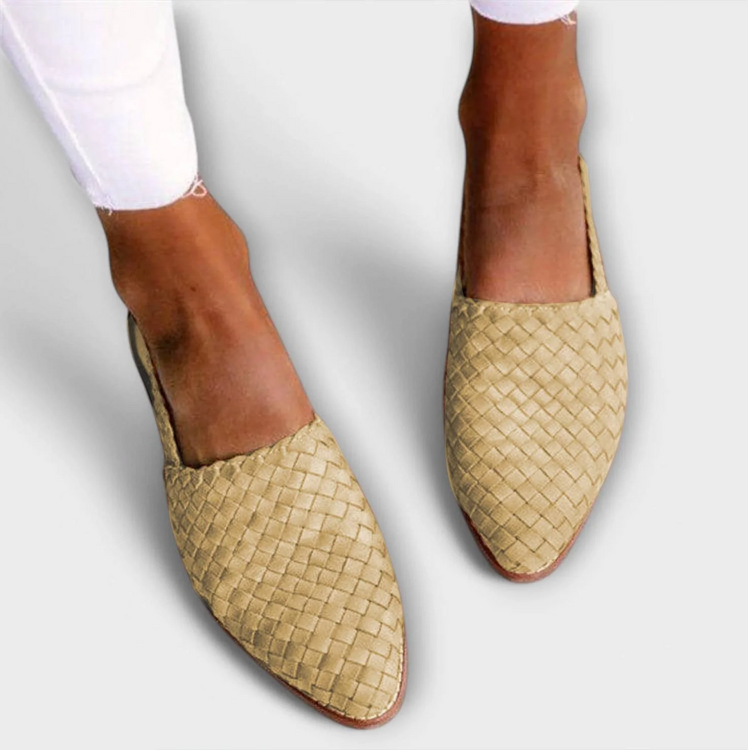 Women's Handwoven Moccasins - Italian-Inspired Comfort