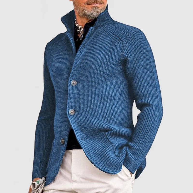 Men's Knit Button Cardigan - Timeless Layering Essential