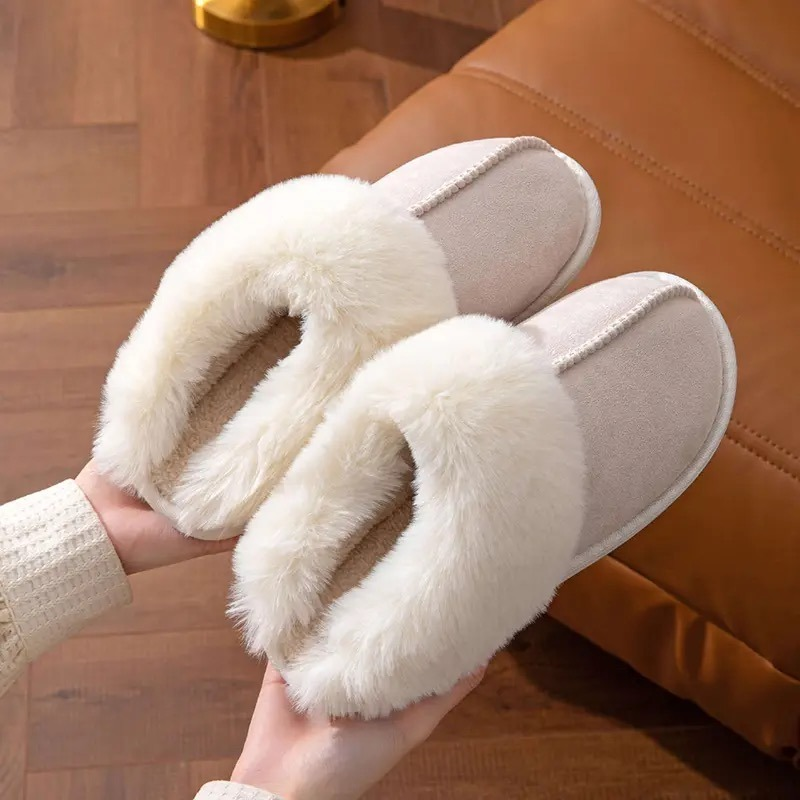 Women's Hailey Fur-Lined House Slippers - Cozy Warmth