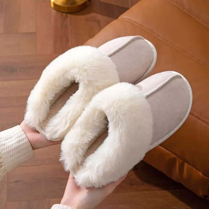 Women's Hailey Fur-Lined House Slippers - Cozy Warmth