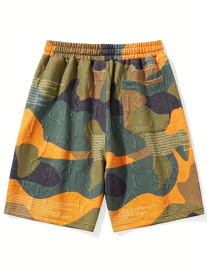 Men's Camo Relaxed Shorts – Lightweight Summer Streetwear