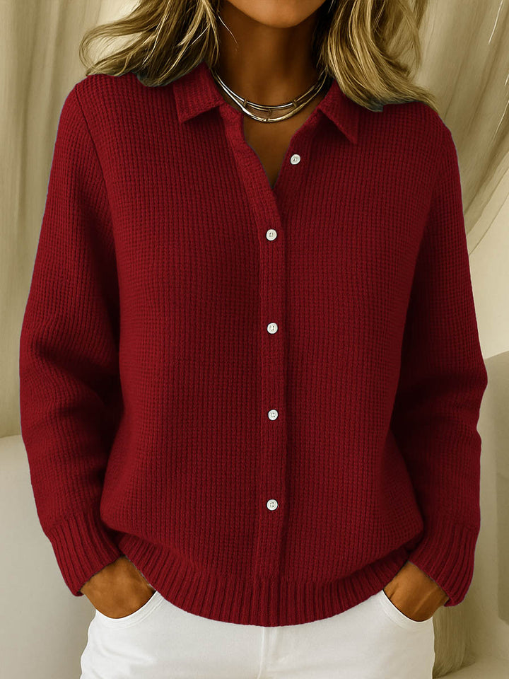 Women's Button-Up Sweater - Cozy Elegance Everyday