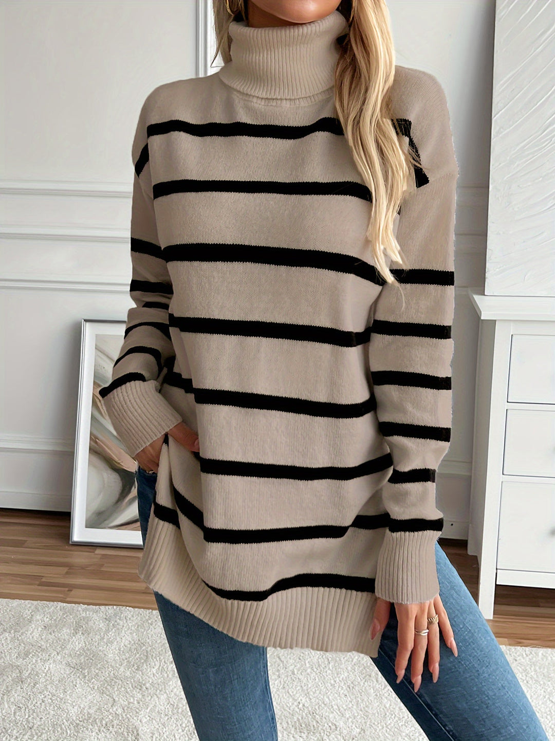 Women's Striped Maya Sweater - Cozy Everyday Style