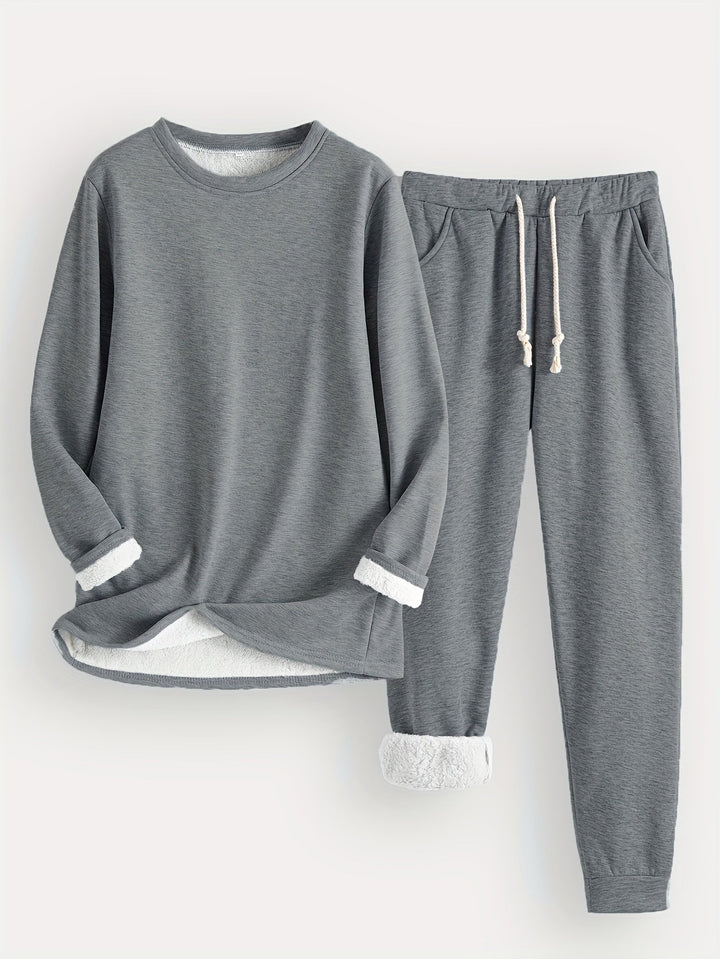Women's Riley Cozy Fleece-Lined Lounge Set - All-Day Comfort
