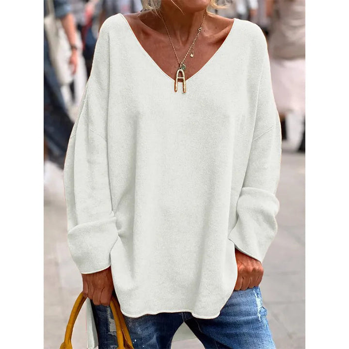 Women's Casual Chic V-Neck Blouse - Everyday Essential