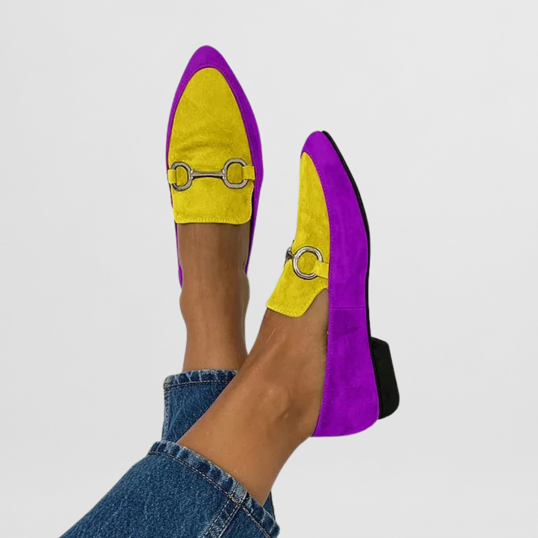 Women's Colorful Moccasins - Comfortable Flat Shoes for Everyday