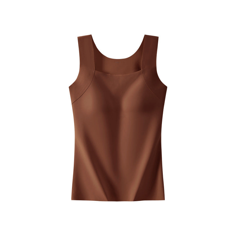 Women's Built-In Bra Support Tank Top – Wireless Comfort Vest – view 4