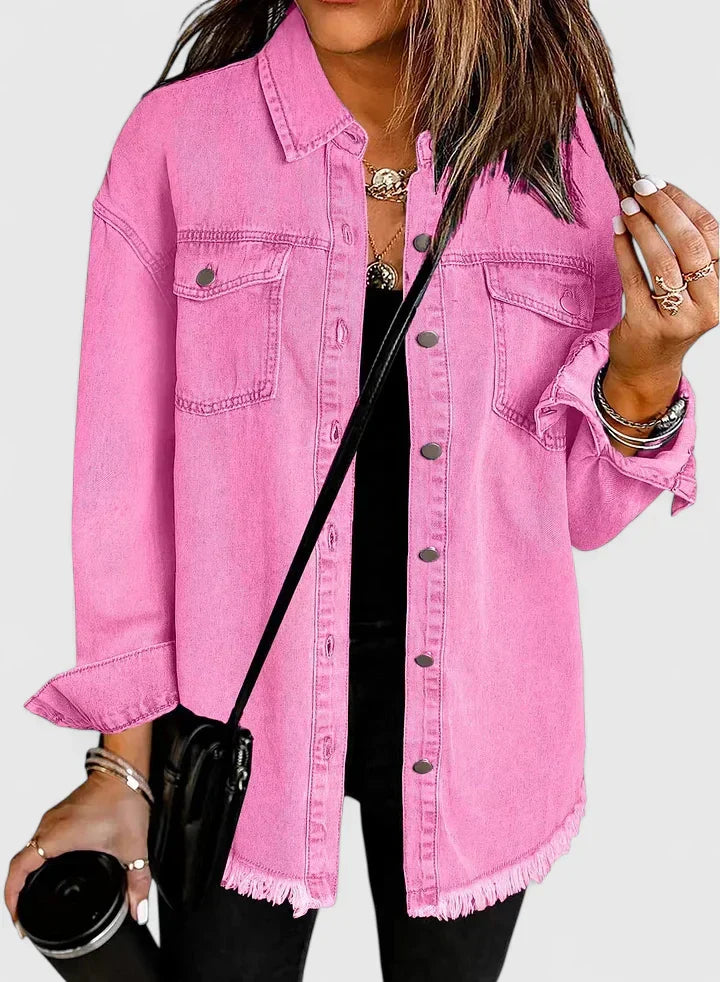 Women's Denim Jacket - Effortless Layering & Timeless Style