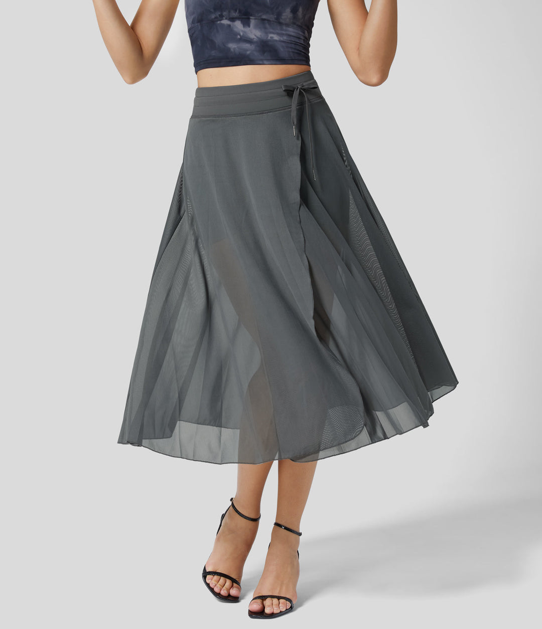 Women's 2-in-1 Midi Skirt - Versatile, Elegant & Timeless