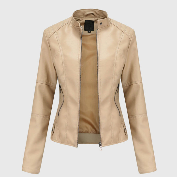 Women's Leather Jacket - Elegant and Versatile for Everyday