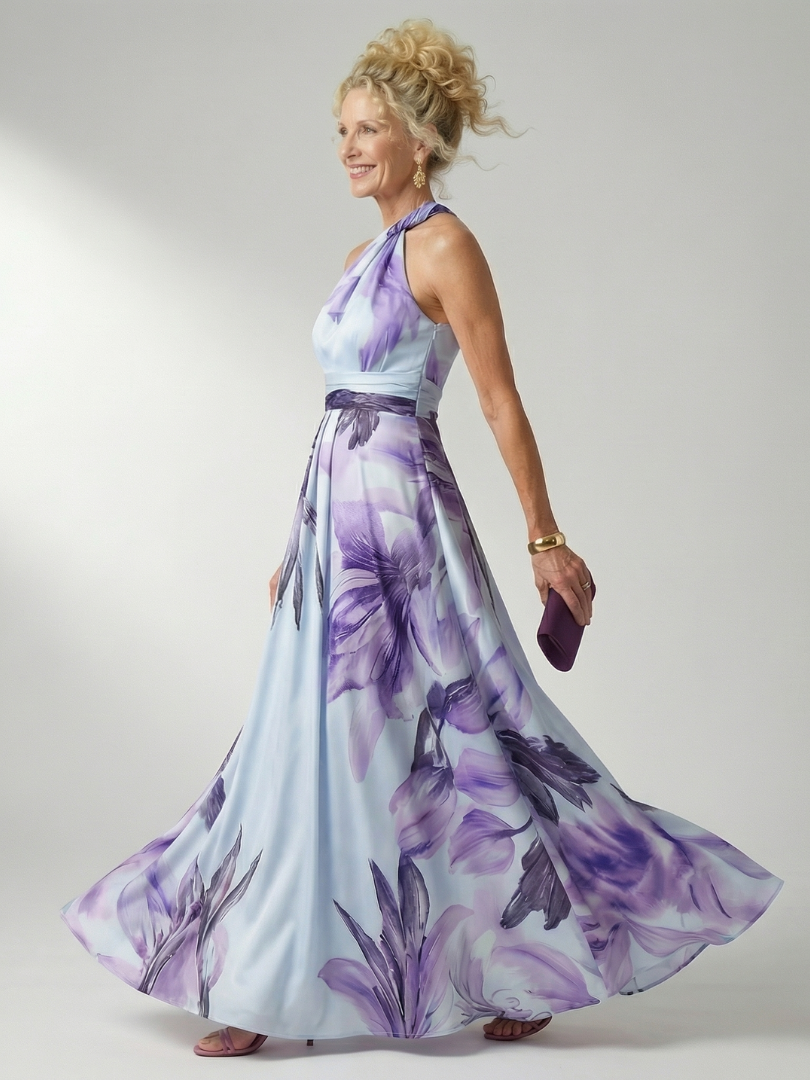 Women's Floral Maxi Dress - Breezy and Comfortable