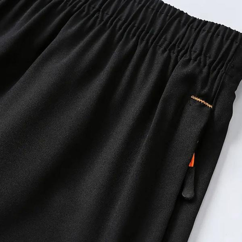 Men's Quick-Dry Training Shorts – Zip-Pocket Gym & Running Shorts
