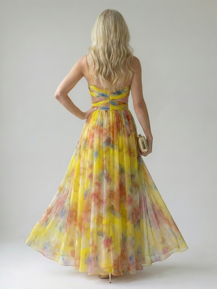 Women's Soft Wrap Maxi Dress – Flowing Silhouette for Warm Days