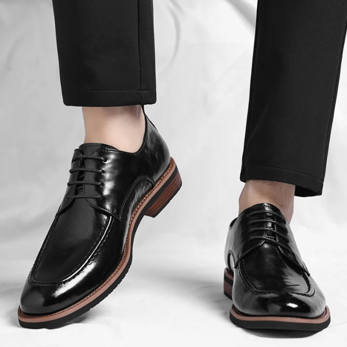 Men's Leather Derby Shoes – Smart Office & Formal Footwear