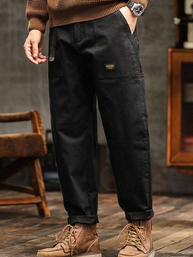 Men's Vintage-Inspired Cargo Pants - Everyday Utility