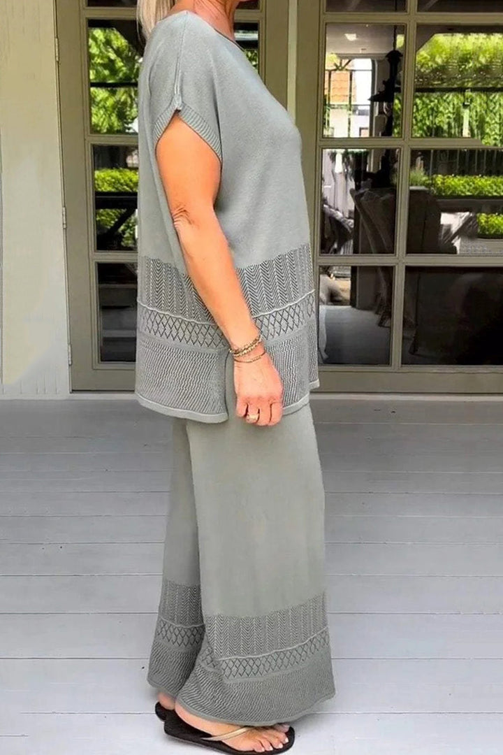 Women's Elodie Timeless Comfy Two-Piece Set - Everyday Elegance