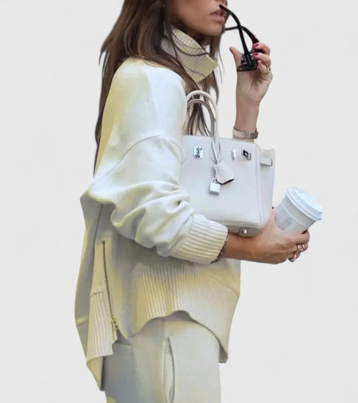 Women's Relaxed Luxe Two-Piece Set - Effortless Everyday Style