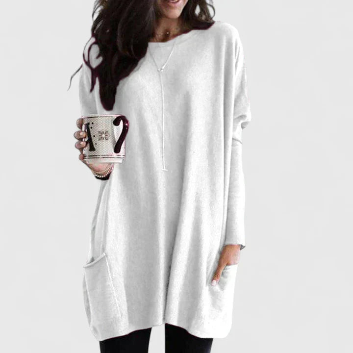Women's Scarlett Relaxed Pocket Tunic - Effortless Everyday Comfort