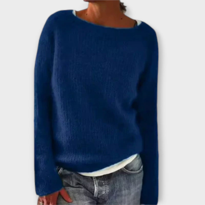 Women's Cozy Charm Knit Sweater - Relaxed Everyday Comfort