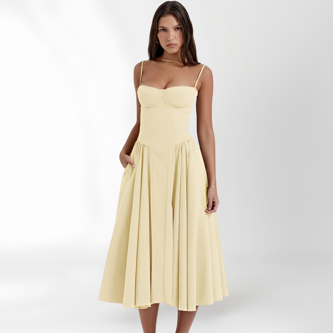 Women's Maren Sleeveless Corset Dress - Elegant & Sophisticated