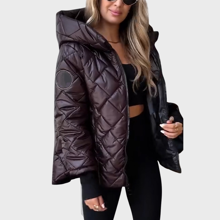 Women's Quilted Puffer Jacket - Everyday Cold-Weather Essential