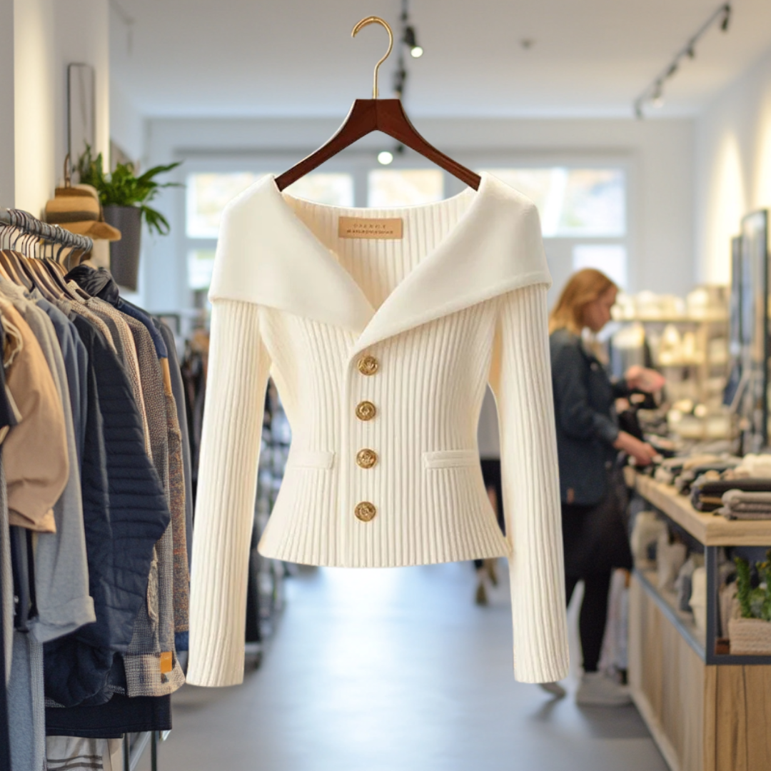Women's Luxurious Knit Cardigan - Everyday Elegance & Warmth
