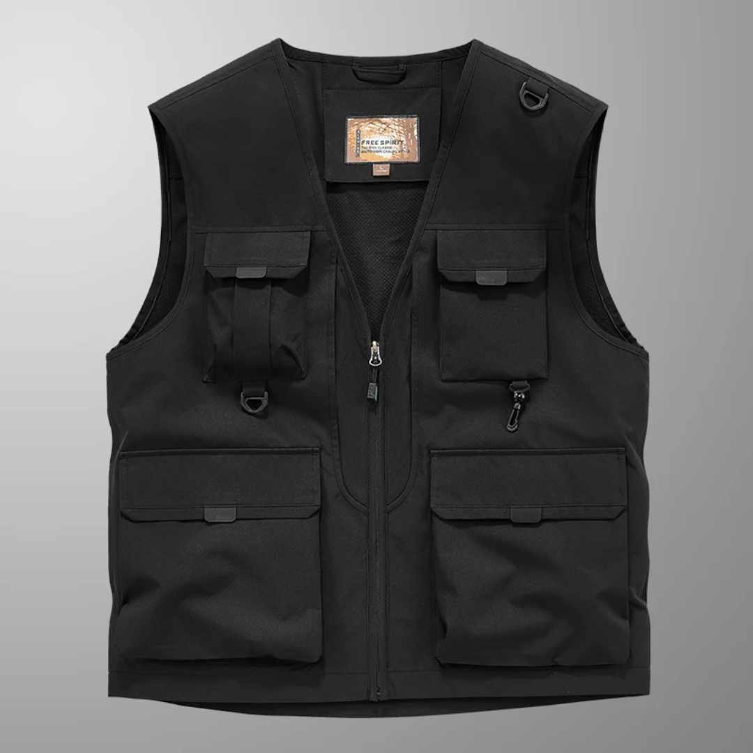 Women's Stylish Cargo Vest - Casual Layering Essential