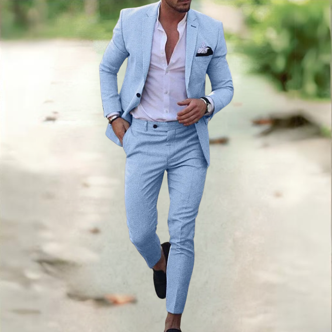 Men's Elegant Suit - Jacket and Trousers for Formal Events