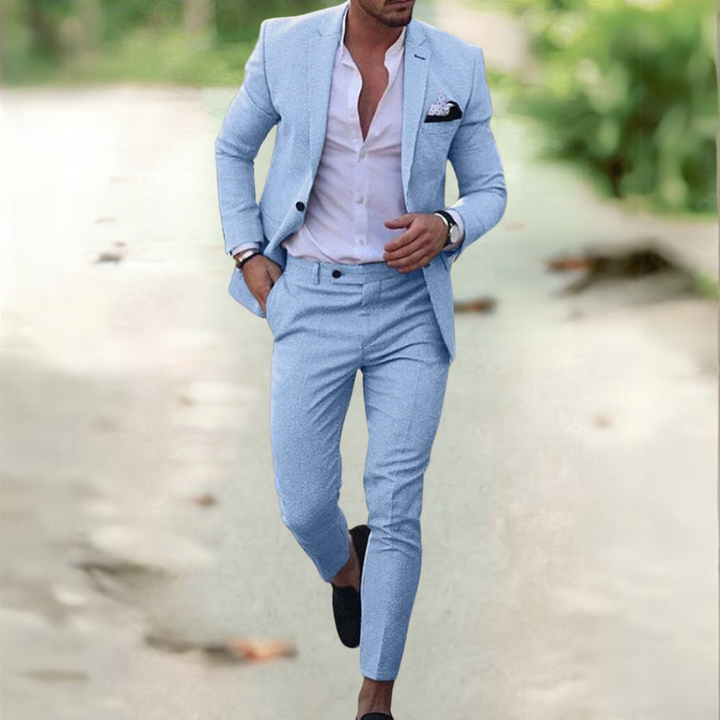 Men's Elegant Suit - Jacket and Trousers for Formal Events