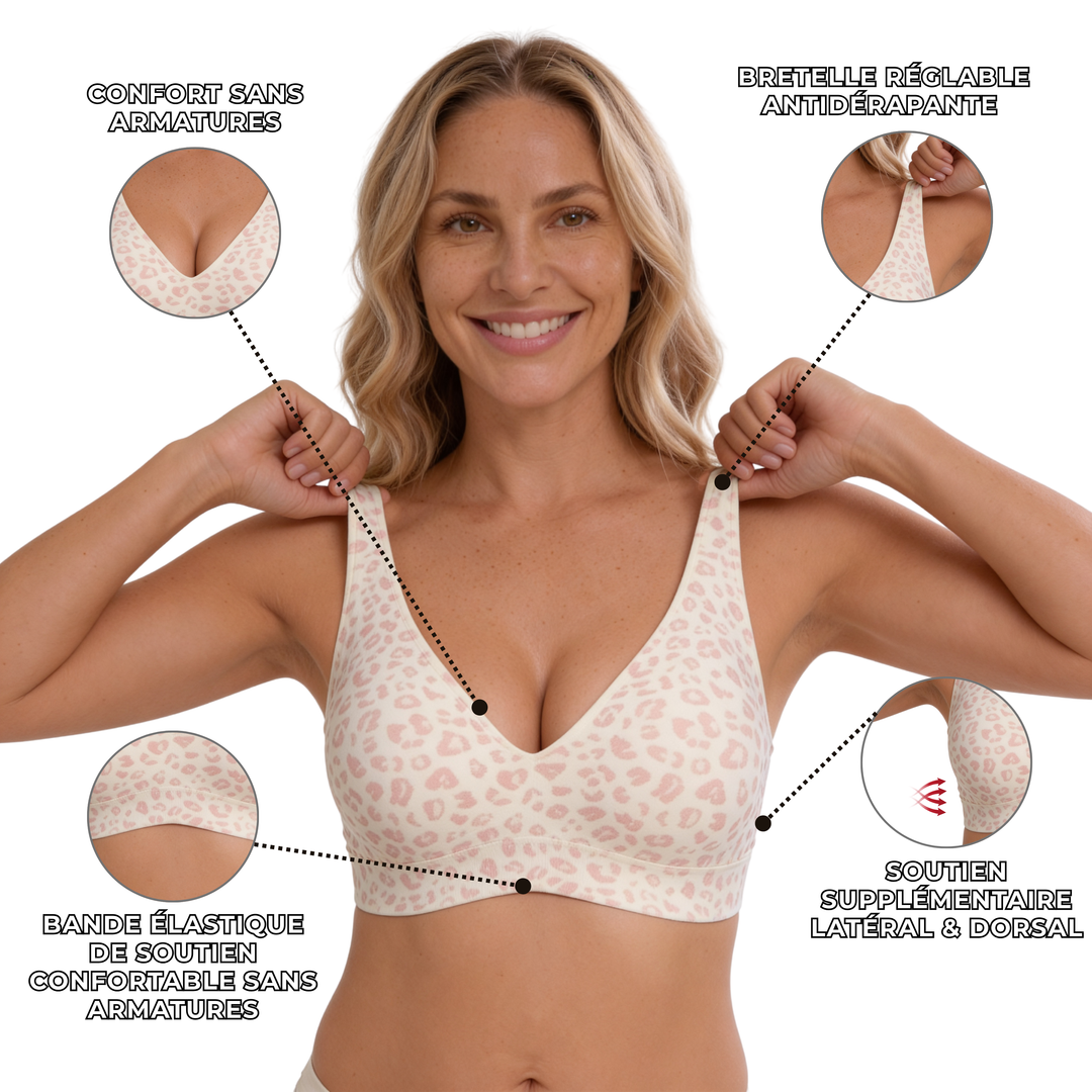 Women's Seamless Second-Skin Bra – Wireless Everyday Comfort
