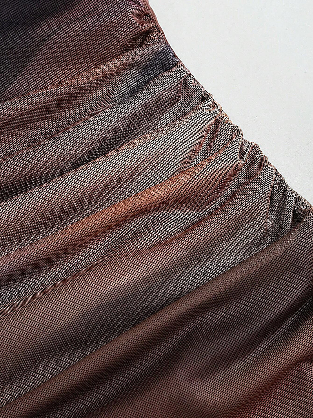 Mesh Slim Waist Petite Dress
